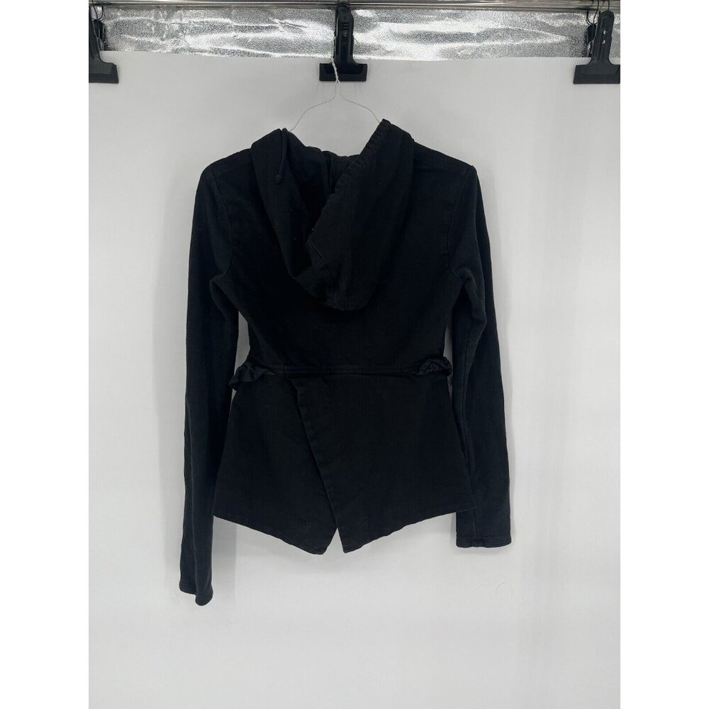 Prairie Underground Graphite Hooded Zip Jacket Size‎ S Organic Cotton USA Made - Picture 4 of 5